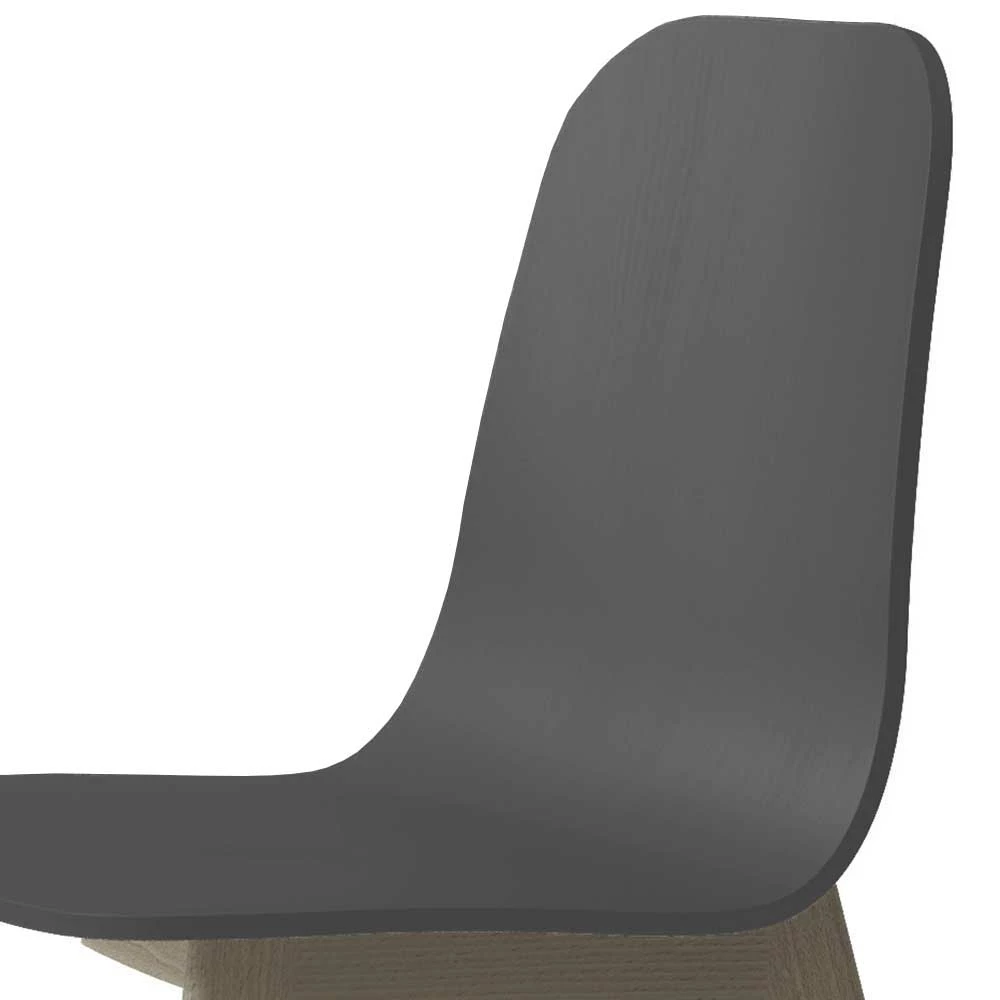 Eleganter Esstischstuhl In Anthrazit - Roul 5 Eleganter Esstischstuhl In Anthrazit - Roul – Bild 3