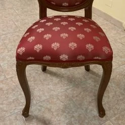 Eleganter Medaillonstuhl Rot Gold Magari & Nussbaum 3 Eleganter Medaillonstuhl Rot Gold Magari & Nussbaum -Dariana shop eleganter medaillonstuhl rot gold nussbaum magari 03