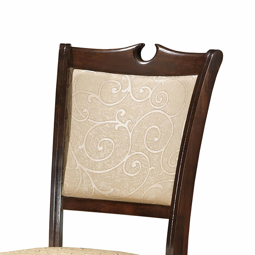 Eleganter Polsterstuhl In Beige - Avoma (2er Set) - Image 4