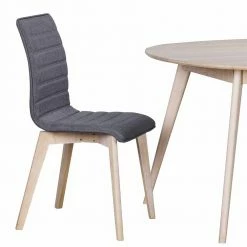Eleganter Polsterstuhl In Grau - Mali (2er Set) 10 Eleganter Polsterstuhl In Grau - Mali (2er Set) -Dariana shop eleganter polsterstuhl in grau mit eiche white wash mali 02