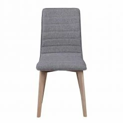 Eleganter Polsterstuhl In Grau - Mali (2er Set) 11 Eleganter Polsterstuhl In Grau - Mali (2er Set) -Dariana shop eleganter polsterstuhl in grau mit eiche white wash mali 03