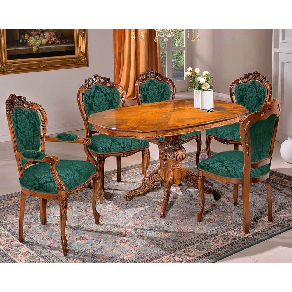 Eleganter Stuhl Mit Armlehnen Im Klassischen Stil - Ursanna - Image 4