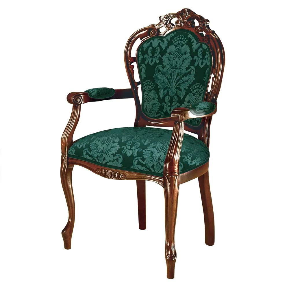 Eleganter Stuhl Mit Armlehnen Im Klassischen Stil - Ursanna