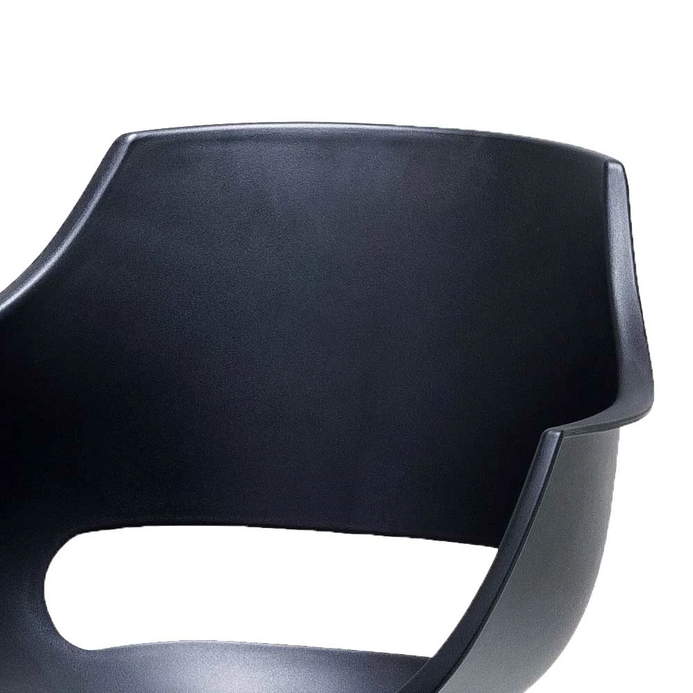 Essstühle Mit Armlehnen In Schwarz - Spanola (4er Set) - Image 4