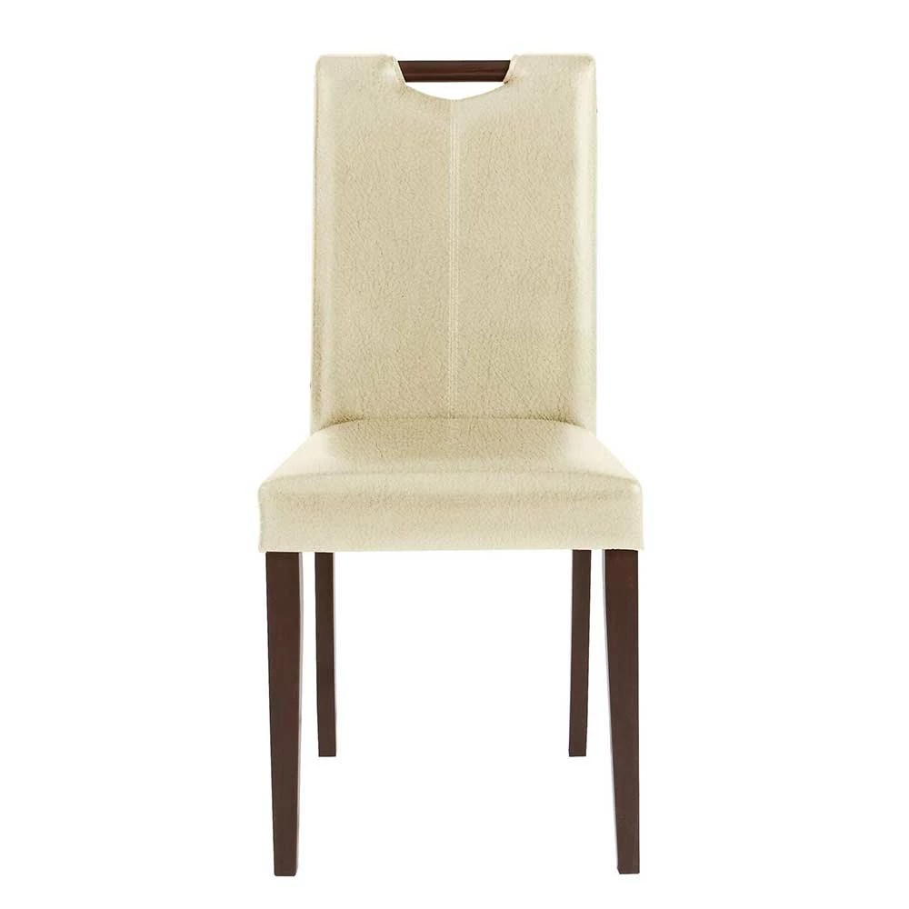 Essstuhl In Creme & Dunkelbraun - Lissy (2er Set) - Image 2