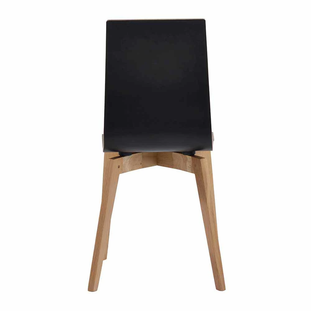 Essstuhl In Schwarz & Natur - Vulias (2er Set) - Image 5