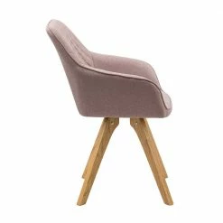 Essstuhl Mit Armlehnen In Rosa - Mazarena (2er Set) 6 Essstuhl Mit Armlehnen In Rosa - Mazarena (2er Set) -Dariana shop essstuhl mit armlehnen in rosa webstoff eiche massivholz mazarena 04