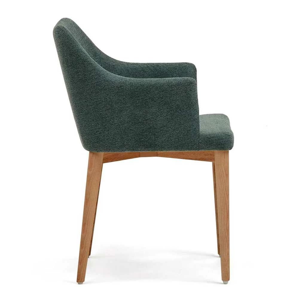 Esstisch Armlehnenstühle In Dunkelgrün - Ise (4er Set) - Image 3