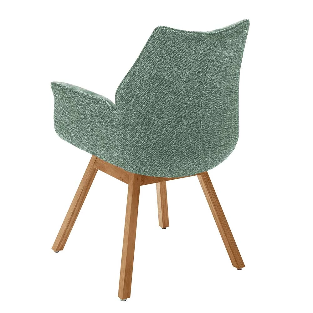 Esstisch Armlehnenstuhl In Graugrün - Sobotta (2er Set) - Image 4