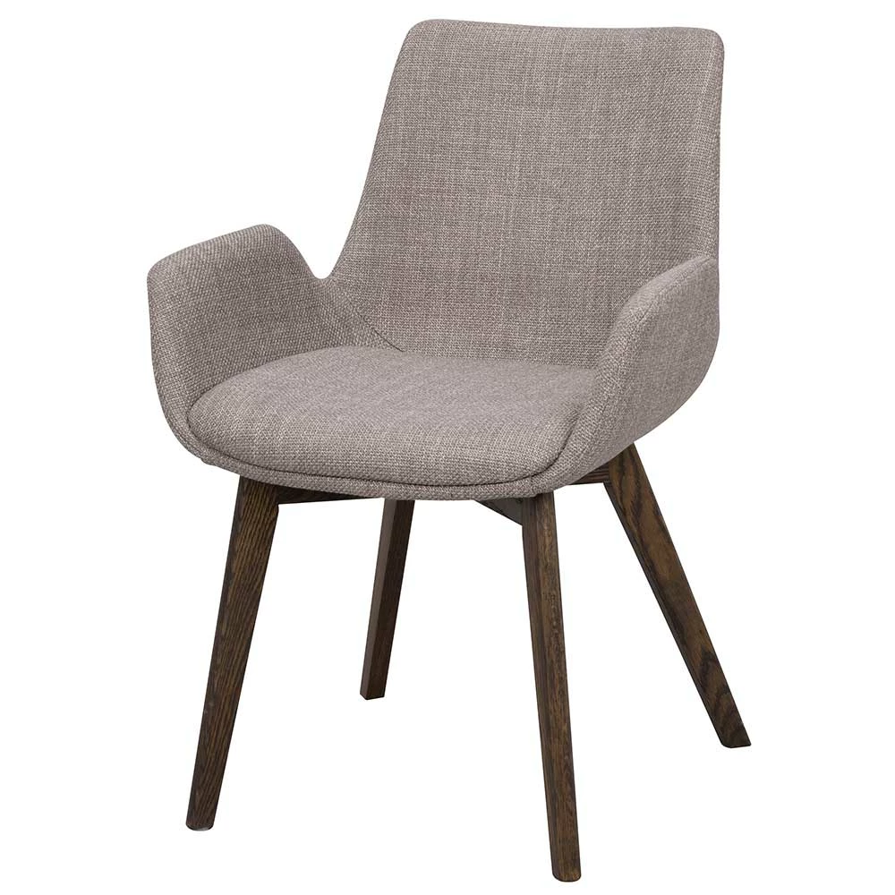 Esstisch Armlehnstühle In Grau - Savening (2er Set)