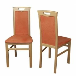 Esstisch Stuhl In Terracotta Sheffield & Buche (2er Set)