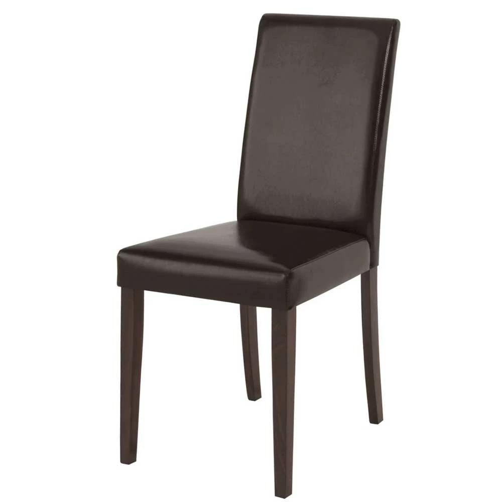 Esstischstühle in Braun & Wenge - Vertes (2er Set) Esstischstühle In Braun & Wenge - Vertes (2er Set) -Dariana shop esstischstuehle in braun wenge aus kunstleder kiefer massiv vertes 01