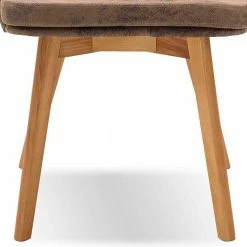 Esstischstuhl In Braun & Kernbuche - Rokena 6 Esstischstuhl In Braun & Kernbuche - Rokena -Dariana shop esstischstuhl in braun kernbuche mit microfaser bezug rokena 04