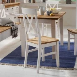 Esstischstuhl Sibiuta Aus Kiefer Massivholz (2er Set) 7 Esstischstuhl Sibiuta Aus Kiefer Massivholz (2er Set) -Dariana shop esstischstuhl kiefer massivholz weiss braun sibiuta 02