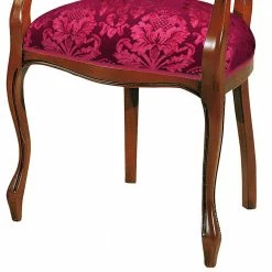 Esstischstuhl Mit Armlehnen Im Barockstil - Vennezo 5 Esstischstuhl Mit Armlehnen Im Barockstil - Vennezo -Dariana shop esstischstuhl mit armlehnen im barockstil in dunkelrot nussbaum vennezo 03
