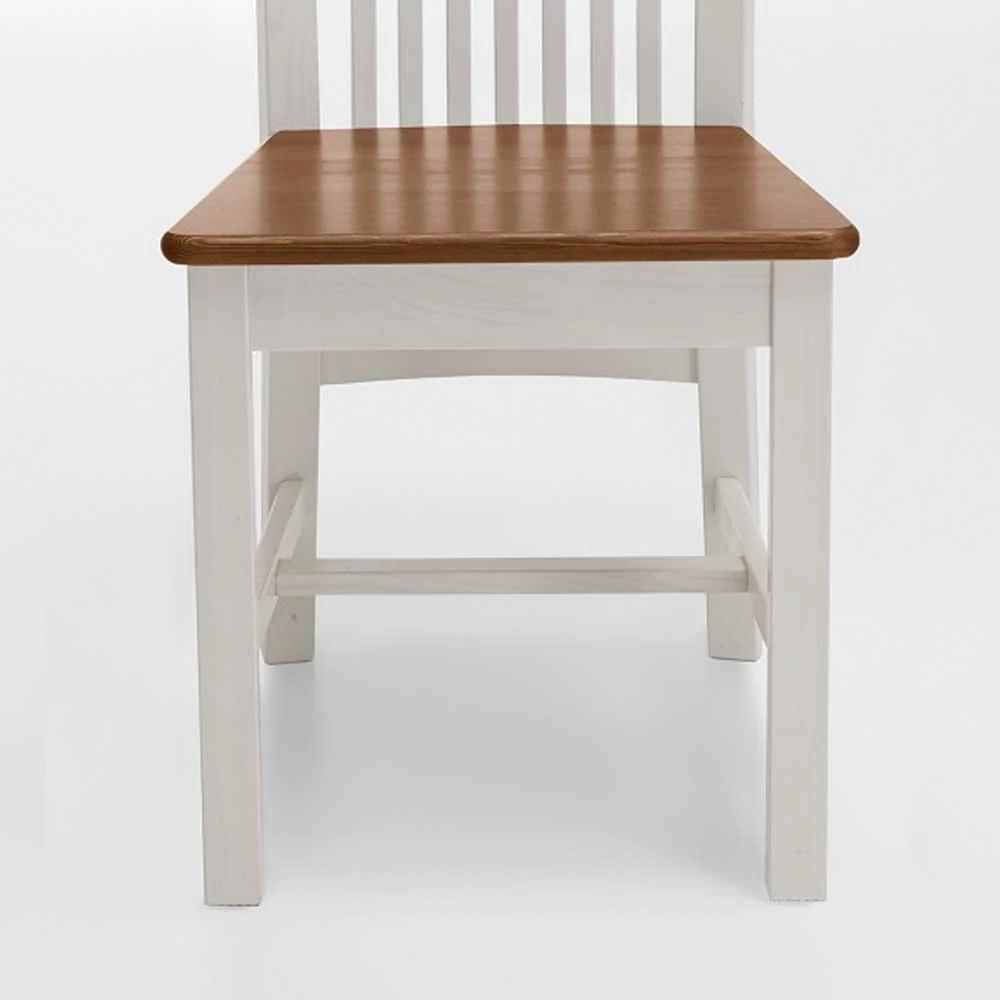 Esstischstuhl Set Cioara im Landhausstil (2er Set) Esstischstuhl Set Cioara Im Landhausstil (2er Set) -Dariana shop esstischstuhl set landhausstil weiss braun kiefer massiv cioara 03