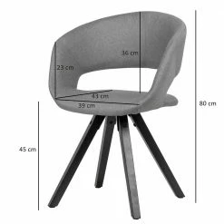 Esszimmer Designstuhl In Hellgrau Stoff - Liseola 7 Esszimmer Designstuhl In Hellgrau Stoff - Liseola -Dariana shop esszimmer designstuhl in hellgrau stoff und schwarz holz liseola 05