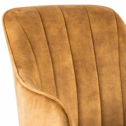 Esszimmer Drehsessel In Curry Gelb & Eiche - Zylvia (2er Set) 11 Esszimmer Drehsessel In Curry Gelb & Eiche - Zylvia (2er Set) -Dariana shop esszimmer drehsessel in curry gelb eiche aus velours buche massiv zylvia 03