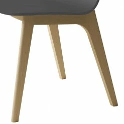 Esszimmer & Küche Stuhl Zweifarbig Lackiert - Teresia -Dariana shop esszimmer kueche stuhl zweifarbig lackiert in anthrazit buche teresia 03
