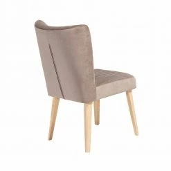 Esszimmer Polsterstuhl Kalinca In Velours Taupe 11 Esszimmer Polsterstuhl Kalinca In Velours Taupe -Dariana shop esszimmer polsterstuhl velours taupe feste gurtfederung kalinca 03