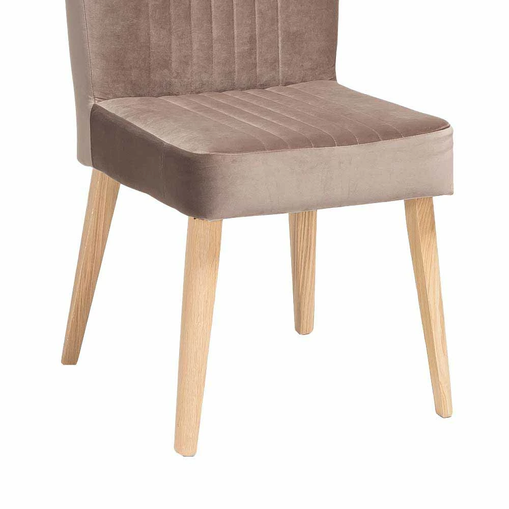 Esszimmer Polsterstuhl Kalinca In Velours Taupe 8 Esszimmer Polsterstuhl Kalinca In Velours Taupe – Bild 6