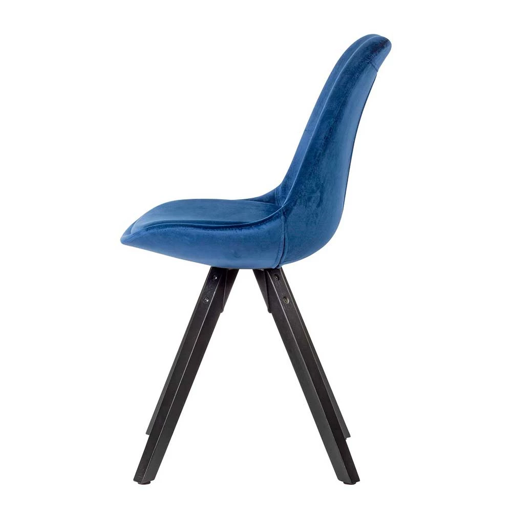 Esszimmer Samtstuhl In Blau - Dariana (2er Set) - Image 4