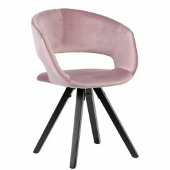 Esszimmer Samtstuhl In Rosa - Savane