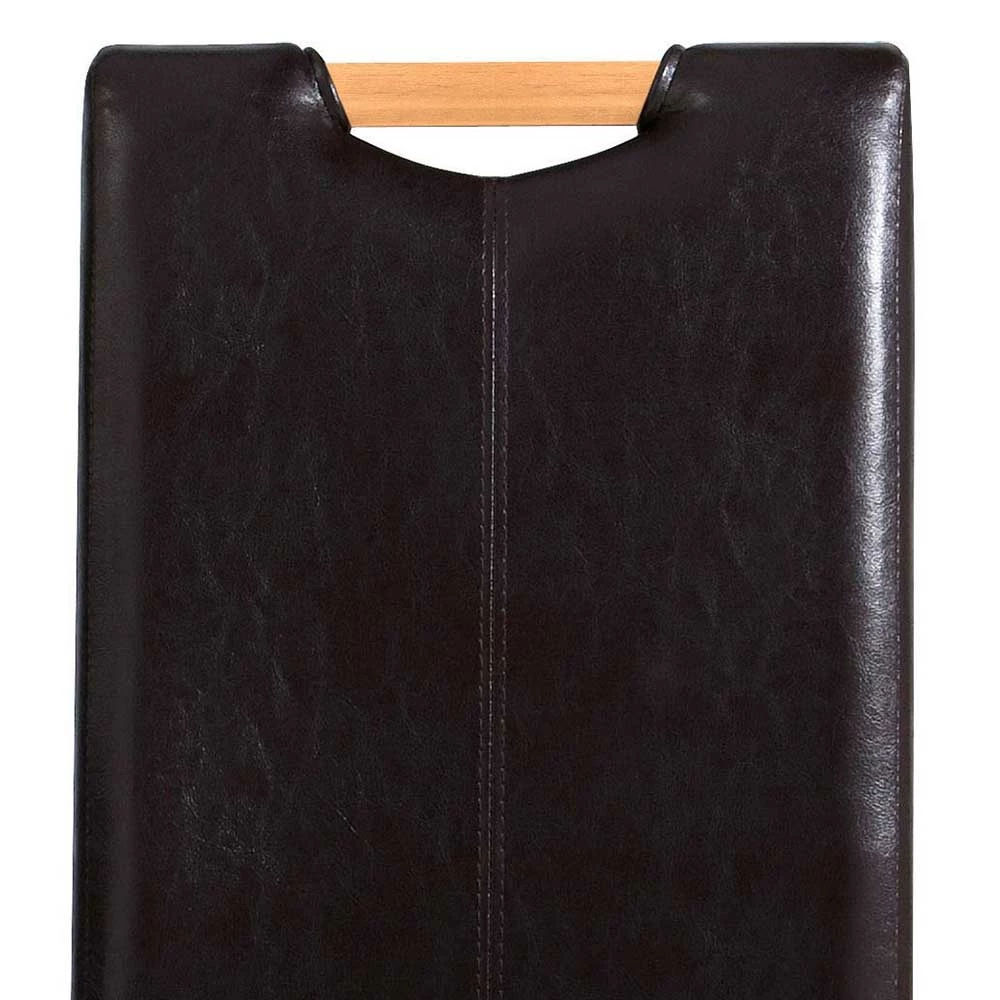 Esszimmer Stühle In Dunkelbraun & Natur - Selectra (2er Set) - Image 5