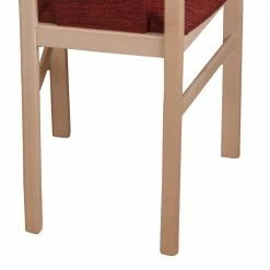 Esszimmer Stuhl In Bordeaux Rot Lebrufe & Buche (2er Set) -Dariana shop esszimmer stuhl in bordeaux rot buche lebrufe 05