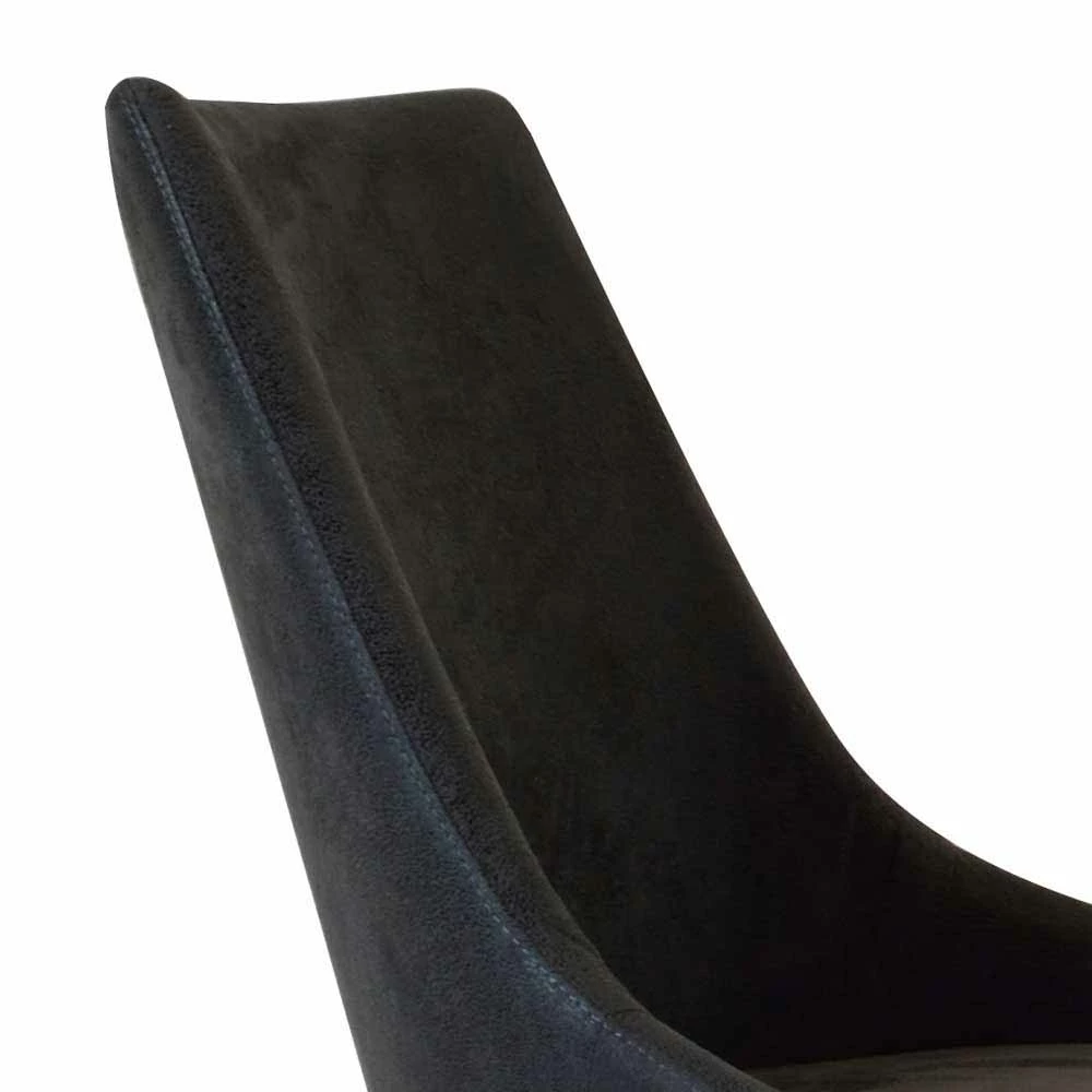 Esszimmer Stuhl in Schwarz Microfaser Nicuda mit Beinen aus Wildeiche Esszimmer Stuhl In Schwarz Microfaser Nicuda Mit Beinen Aus Wildeiche -Dariana shop esszimmer stuhl in schwarz microfaser mit beinen aus wildeiche nicuda 02