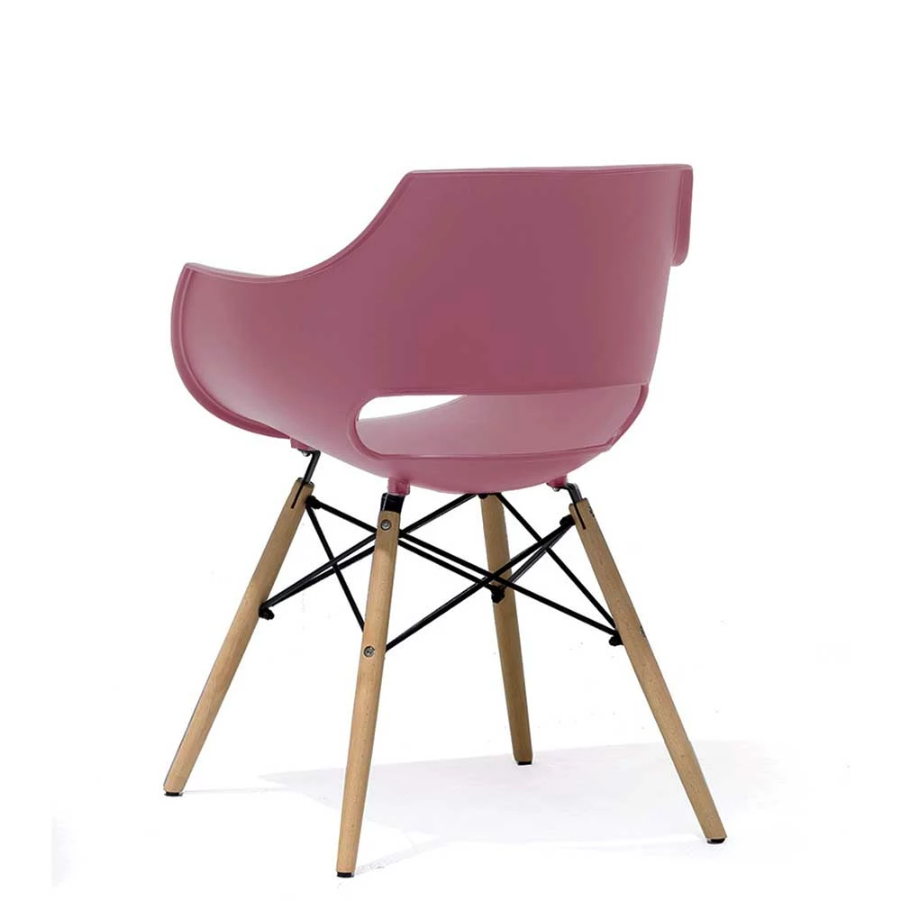 Esszimmer Stuhl-Set in Altrosa - Aschau (4er Set) Esszimmer Stuhl-Set In Altrosa - Aschau (4er Set) -Dariana shop esszimmer stuhl set in altrosa kunststoff natur buche aschau 02