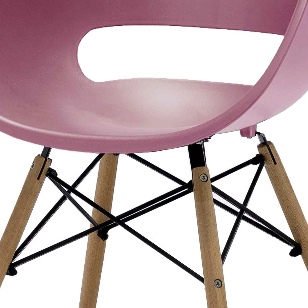 Esszimmer Stuhl-Set in Altrosa - Aschau (4er Set) Esszimmer Stuhl-Set In Altrosa - Aschau (4er Set) -Dariana shop esszimmer stuhl set in altrosa kunststoff natur buche aschau 04