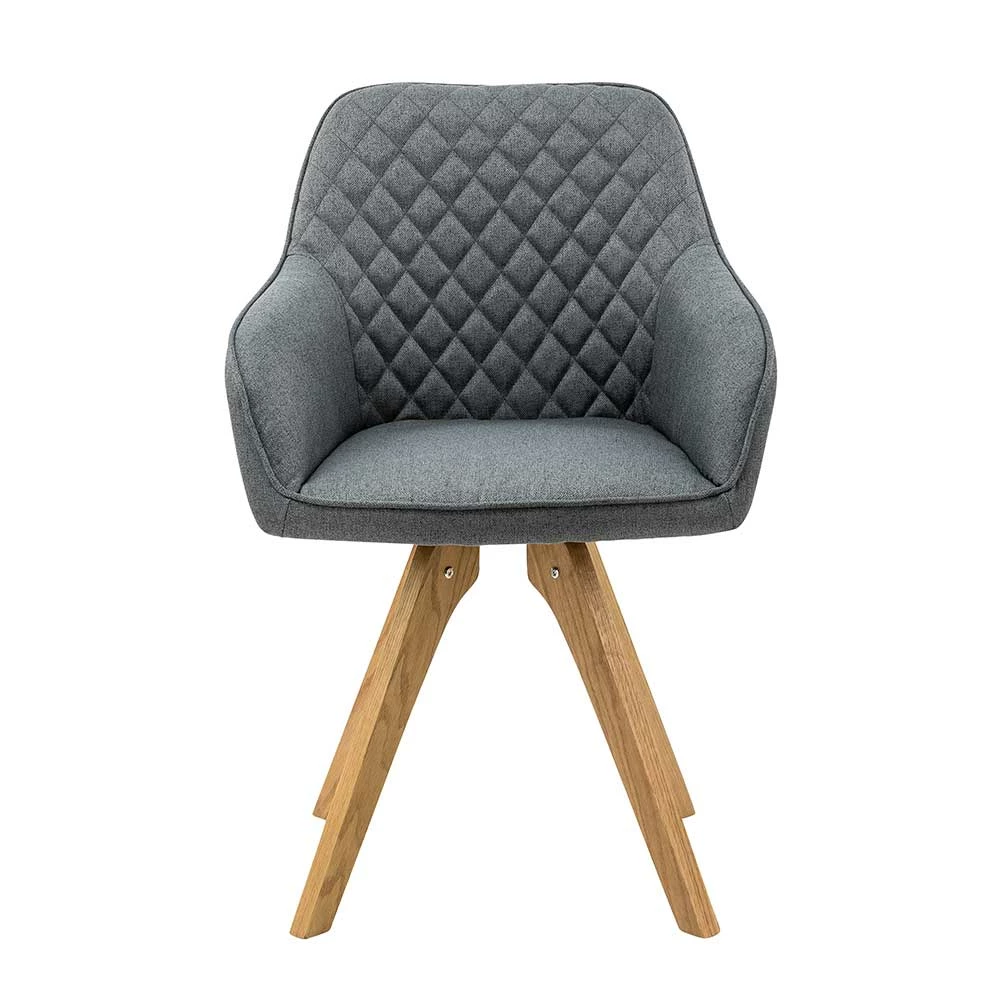 Esszimmer Tischsessel In Grau - Izmael (2er Set) - Image 4