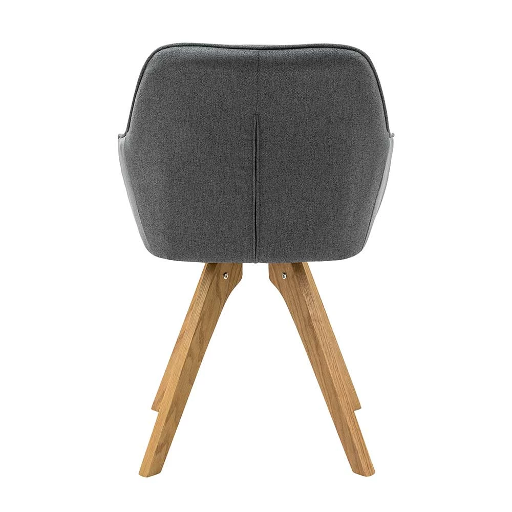 Esszimmer Tischsessel In Grau - Izmael (2er Set) - Image 6