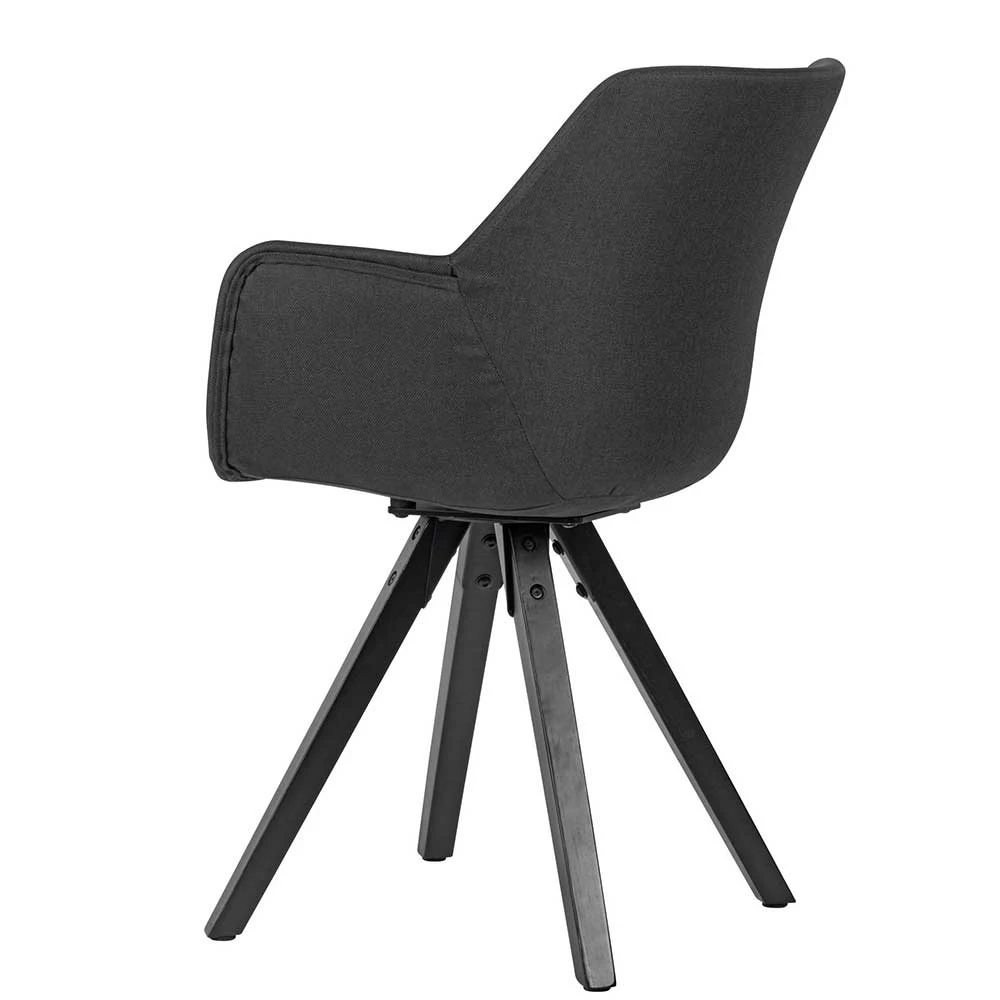 Esszimmer Tischsessel In Schwarz - Heraklion (2er Set) - Image 4