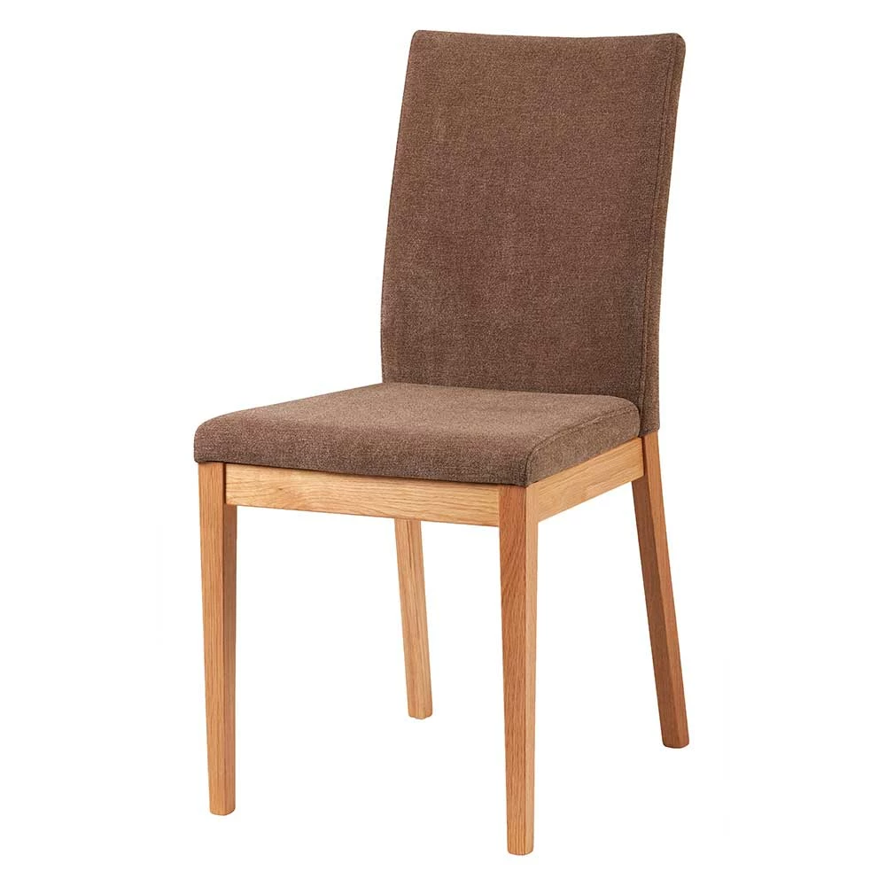 Esszimmerstuhl aus Webstoff in Braun - Virds Esszimmerstuhl Aus Webstoff In Braun - Virds -Dariana shop esszimmerstuhl aus webstoff in braun und wildeiche massivholz in natur virds f