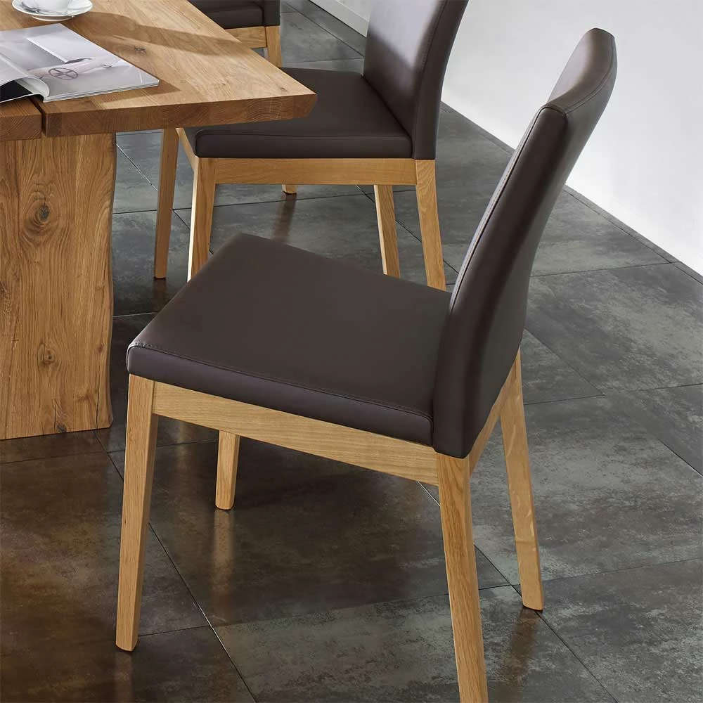 Esszimmerstuhl Sympatia In Braun (2er Set) - Image 3