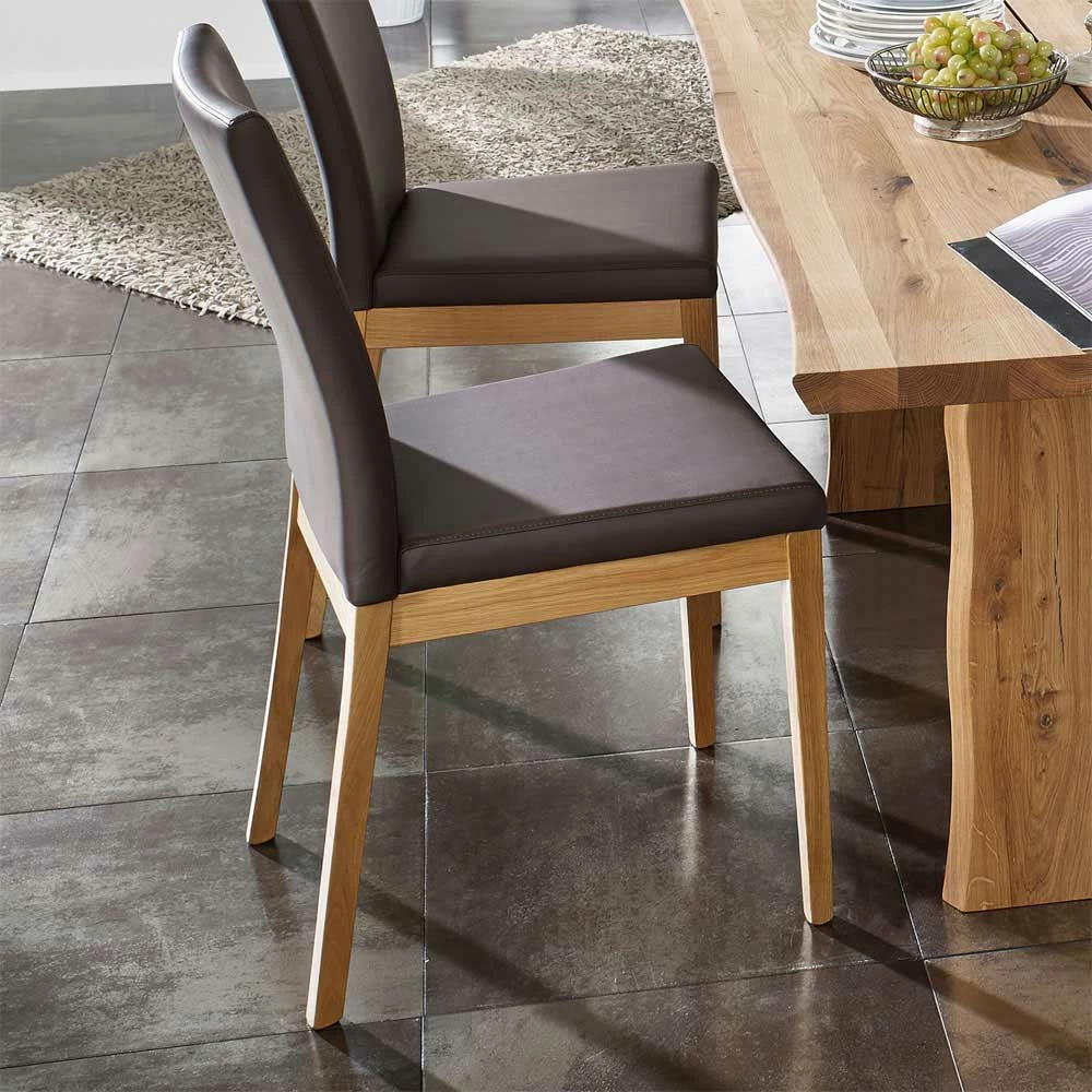 Esszimmerstuhl Sympatia In Braun (2er Set) - Image 4