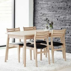 Esszimmerstuhl In Eiche Bianco - Ciadova (2er Set) 7 Esszimmerstuhl In Eiche Bianco - Ciadova (2er Set) -Dariana shop esszimmerstuhl in eiche bianco mit leder sitz schwarz ciadova 05