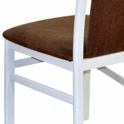 Esszimmerstuhl In Weiß & Braun - Bacanova (2er Set) 6 Esszimmerstuhl In Weiß & Braun - Bacanova (2er Set) -Dariana shop esszimmerstuhl in weiss braun aus holz strukturstoff kunstleder bacanova 04