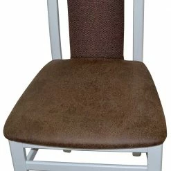 Esszimmerstuhl In Weiß & Braun - Bacanova (2er Set) 7 Esszimmerstuhl In Weiß & Braun - Bacanova (2er Set) -Dariana shop esszimmerstuhl in weiss braun aus holz strukturstoff kunstleder bacanova 05