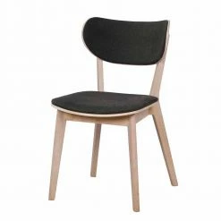 Esszimmerstuhl In White Wash & Grau - Liony (2er Set)