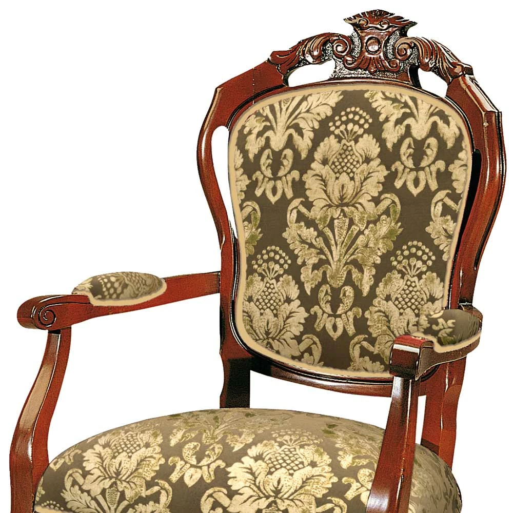 Esszimmerstuhl Mit Armlehnen Im Barockstil - Vennezo - Image 3