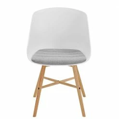 Esszimmerstuhl Schalenstuhl In Weiß - Odyssena (2er Set) -Dariana shop esszimmerstuhl schalenstuhl in weiss und grau skandi odyssena 02