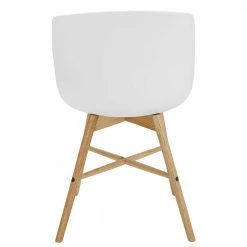 Esszimmerstuhl Schalenstuhl In Weiß - Odyssena (2er Set) -Dariana shop esszimmerstuhl schalenstuhl in weiss und grau skandi odyssena 04