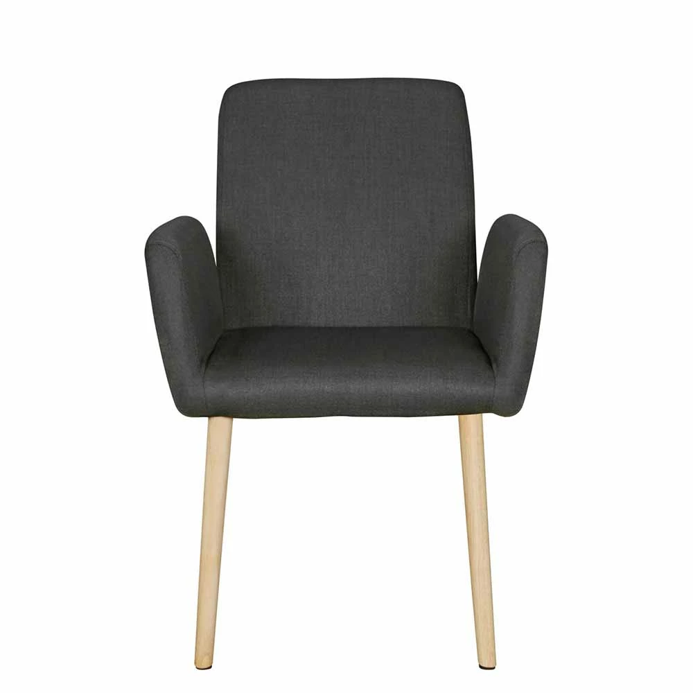 Gepolsterte Retro Stühle Mestecan In Anthrazit (2er Set) - Image 4