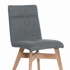 Gepolsterte Stühle In Grau & Natur - Tucina (2er Set) -Dariana shop gepolsterte stuehle in grau natur aus webstoff eiche tucina 05