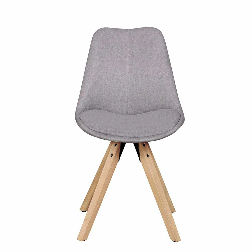 Gepolsterter Schalenstuhl Charisse Mit Stoffbezug (2er Set) - Image 4