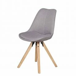 Gepolsterter Schalenstuhl Charisse Mit Stoffbezug (2er Set)