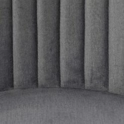 Grauer Polsterstuhl Mit Stoffbezug - Jetta -Dariana shop grauer polsterstuhl mit stoffbezug holzgestell in schwarz jetta 05